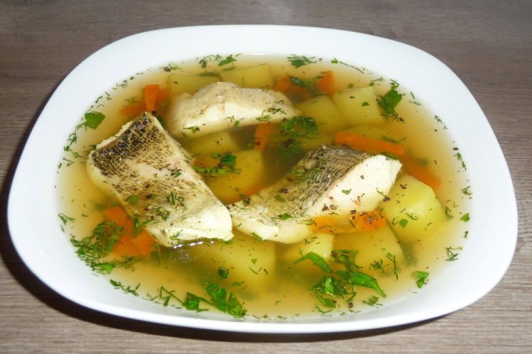 Уха из палтуса