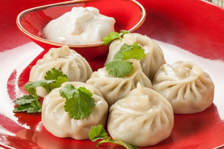 Манты с картошкой