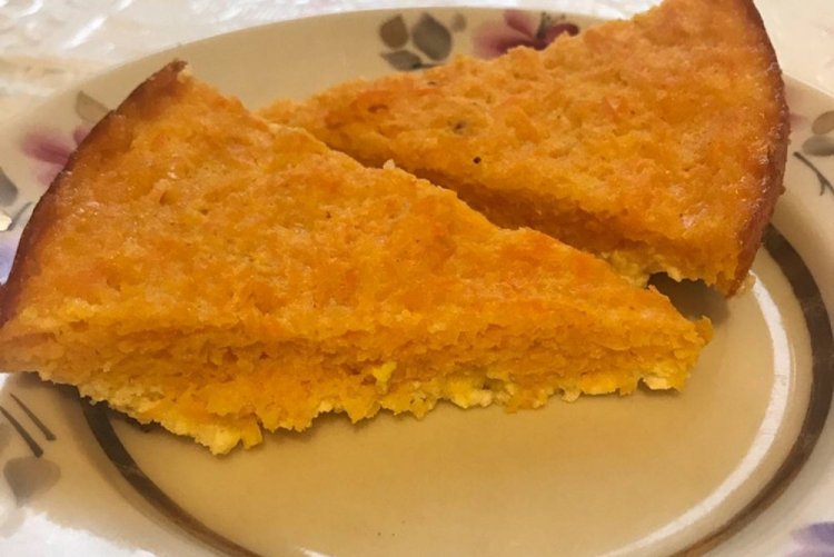 Морковная запеканка с бананом