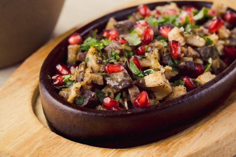 Грузинский салат на Рождество