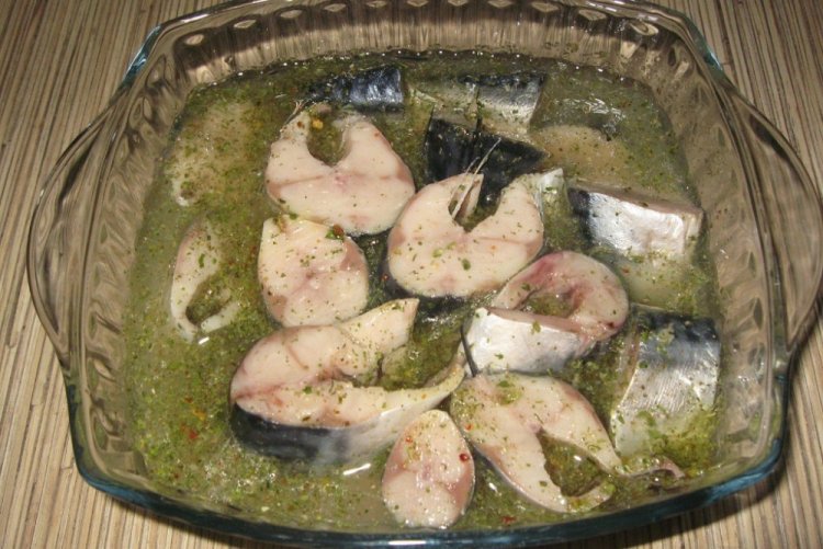 Маринад с белым вином для рыбы