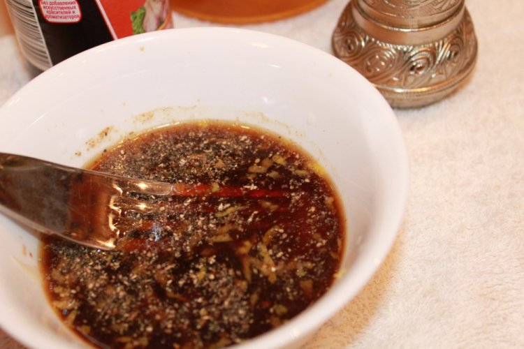 Маринад для рыбы в рукаве