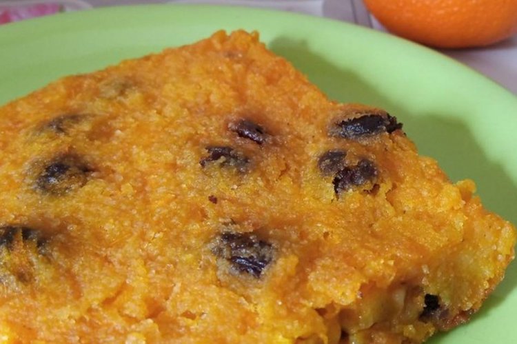 Постная запеканка из тыквы