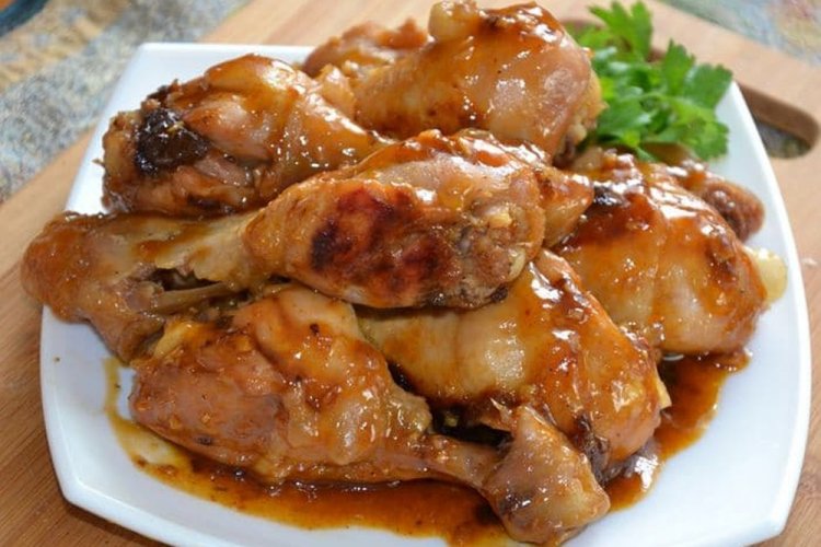 Курица с соевым соусом в мультиварке