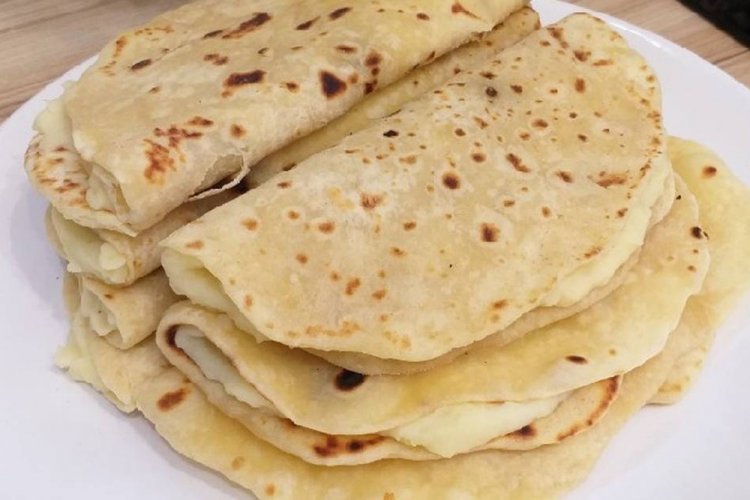 Кыстыбый с картошкой и мясом