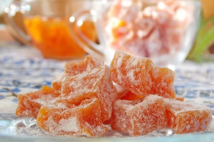 Цукаты из тыквы с варкой