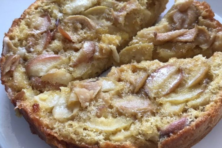 Яблочный пирог на рисовой муке