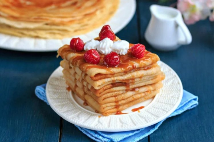 Блины без яиц на кокосовом молоке