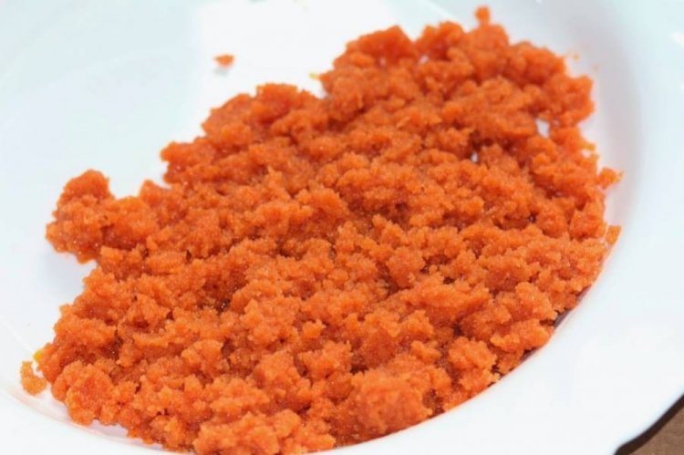 Ложная икра из селедки с манкой