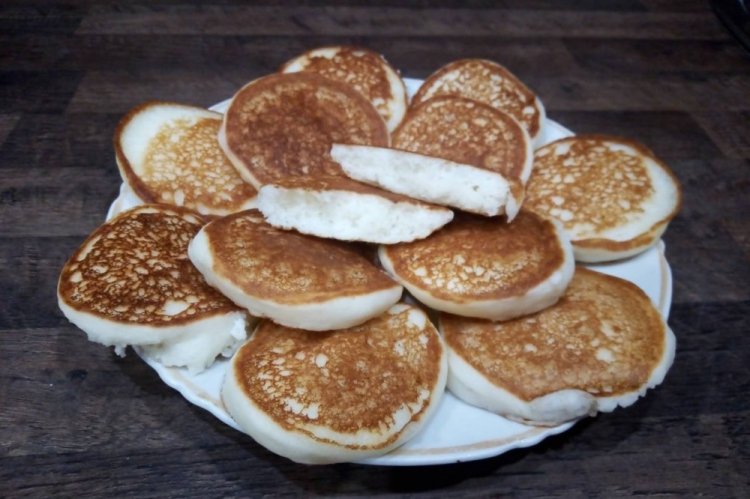 Оладьи на кефире и рисовой муке