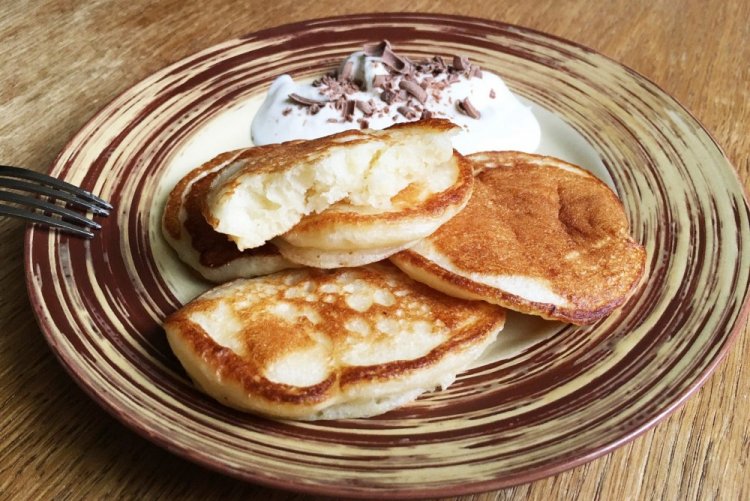 Оладьи на молоке с содой