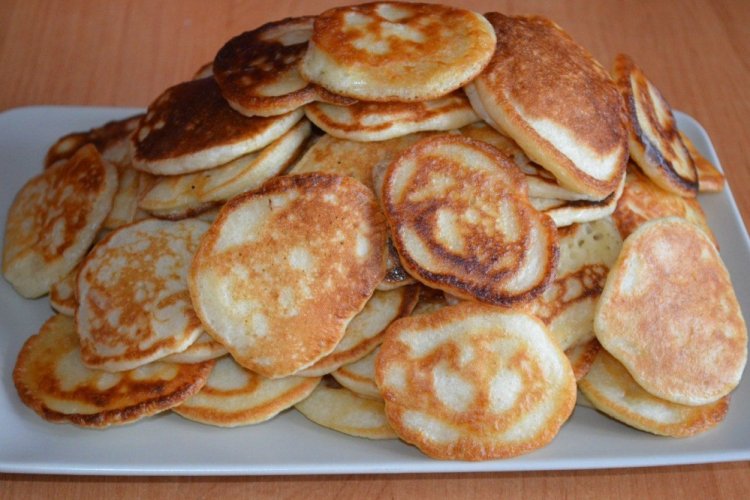 Оладьи на молоке без яиц