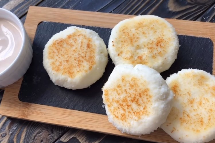 Сырники с рисовой мукой и кокосовой стружкой