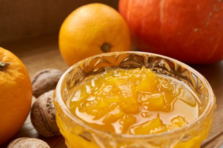 Варенье из тыквы с апельсином и курагой