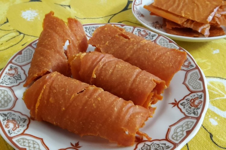 Пастила из тыквы с имбирем