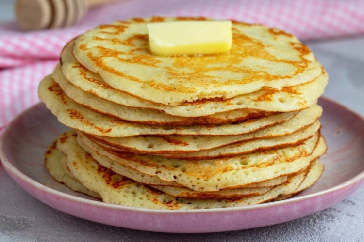 Пышные блины на кефире