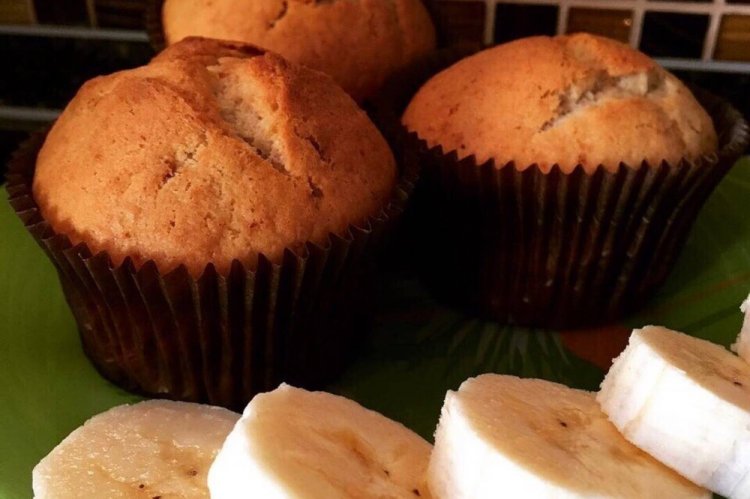 Банановые кексы в духовке