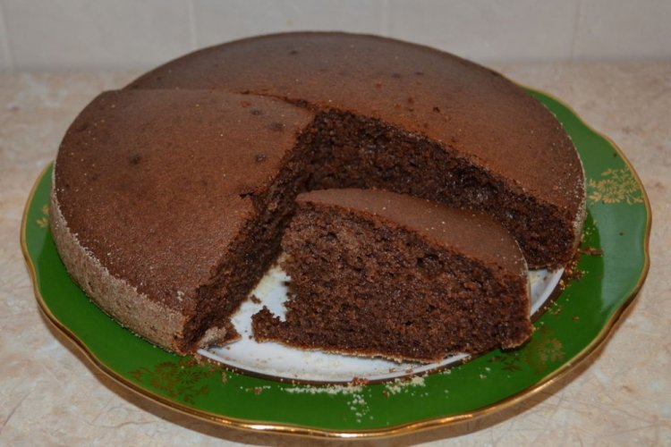 Шоколадный манник на сковороде