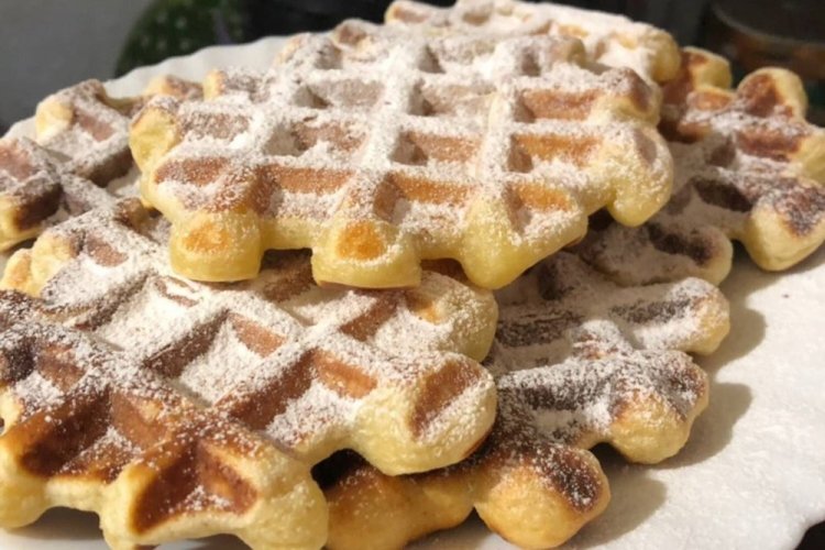 Бельгийские вафли из творога