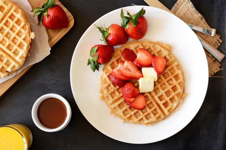 Бельгийские вафли с рикоттой