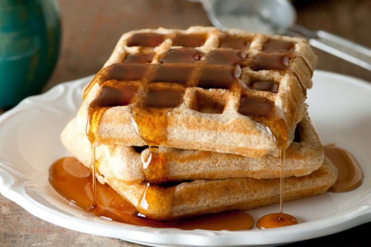 Бельгийские вафли из миндальной муки