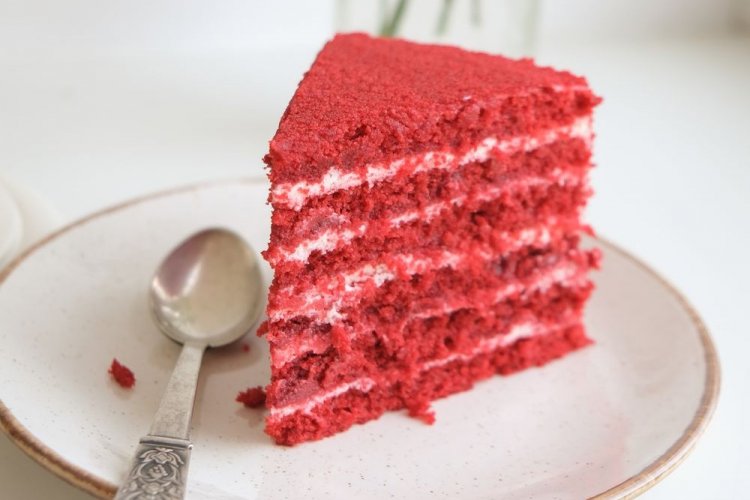Торт «Красный бархат» на сковороде