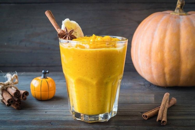 Смузи из тыквы и банана