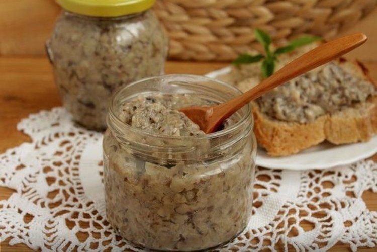 Грибная икра из маслят