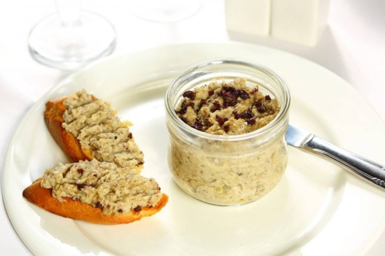 Грибная икра с лимонным соком