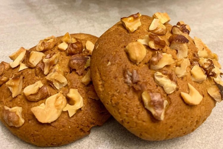 Ореховое печенье на молоке