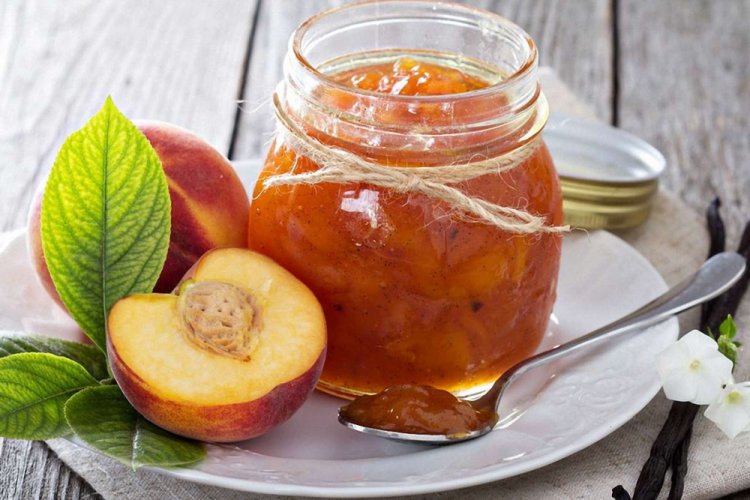 Конфитюр с кусочками персиков на зиму