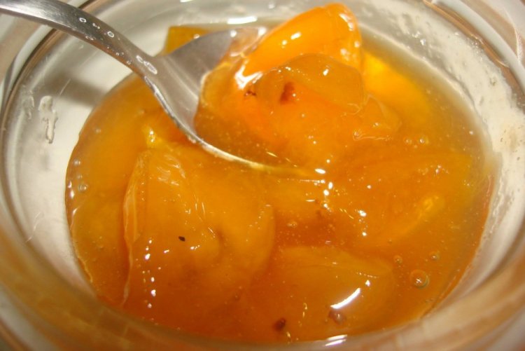 Варенье из зеленых персиков