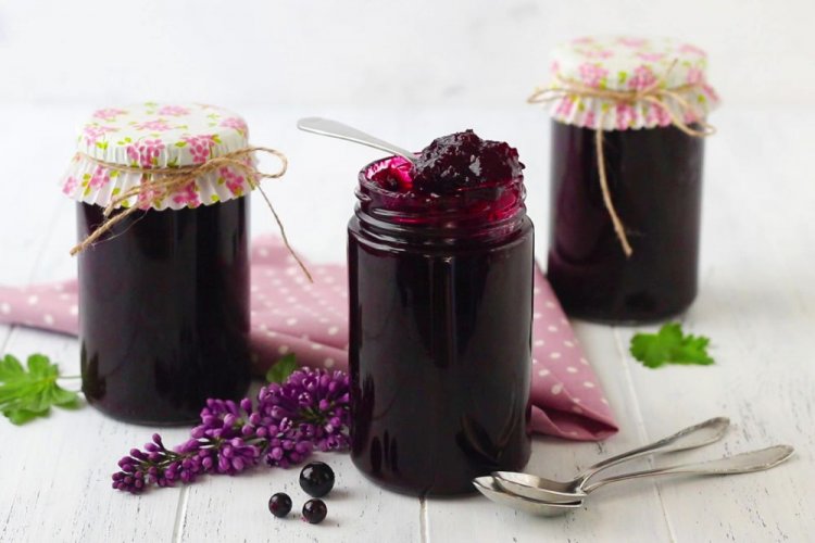 Джем из замороженной черной смородины
