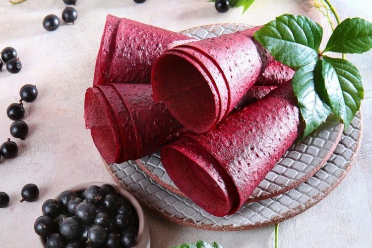 Пастила из черной смородины без сахара