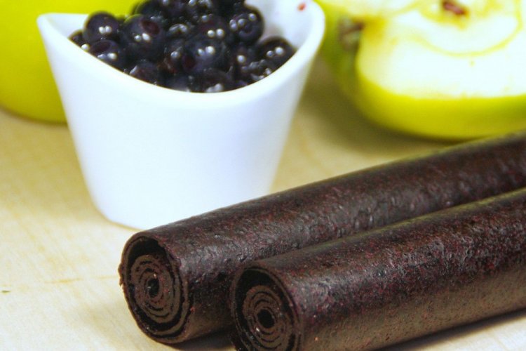 Пастила из черной смородины и яблок