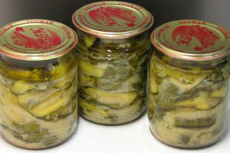 Огурцы с горчичным порошком