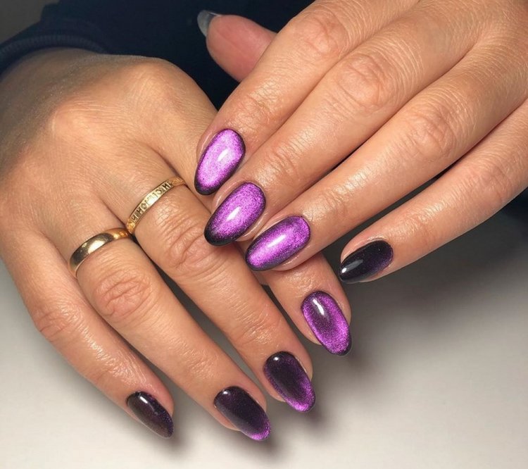 Маникюр Кошачий глаз