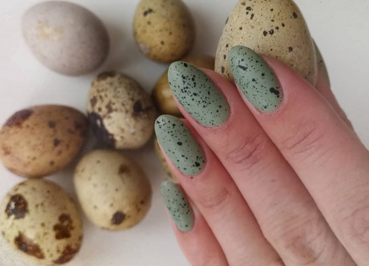 Маникюр Перепелиные яйца