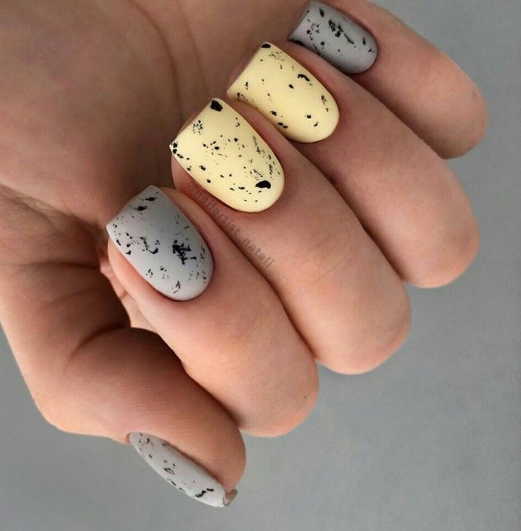 Маникюр Перепелиные яйца