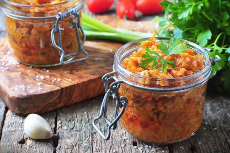 Баклажанная икра «Царская» на зиму