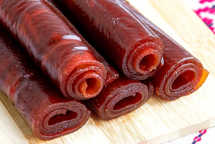 Пастила из вишни с медом и кунжутом