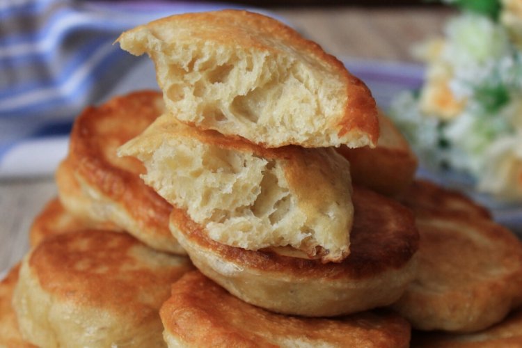 Оладьи на дрожжах и воде