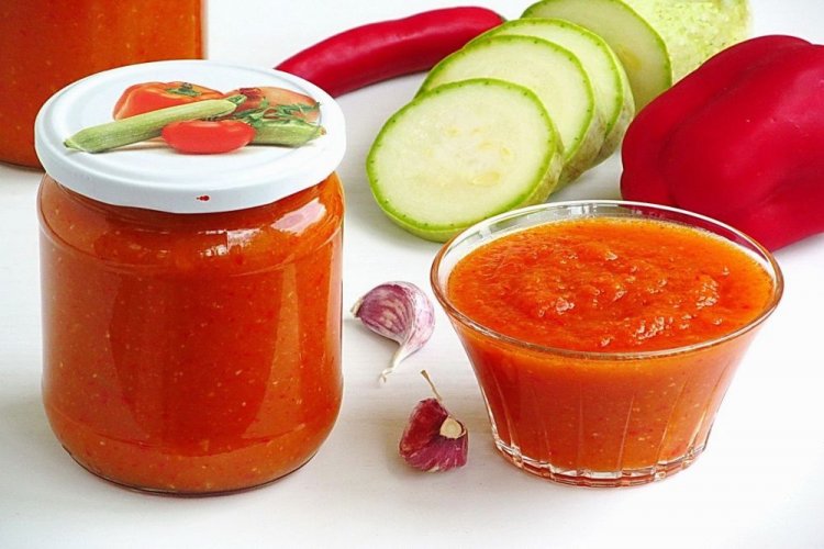 Кабачковая аджика «Огонек» на зиму