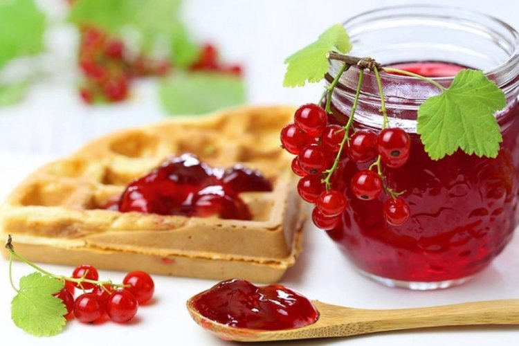 Желе из красной смородины с желатином