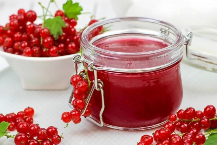 Желе из красной смородины без сахара