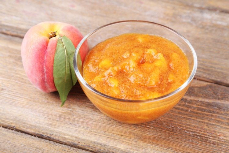 Джем из персиков с коньяком