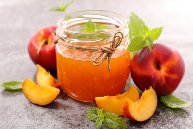 Джем-пятиминутка из персиков