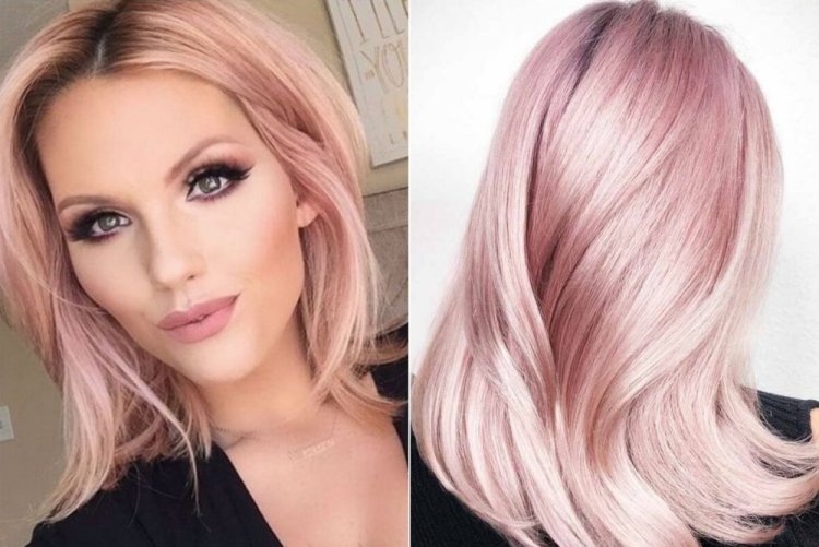 Розовый бронд