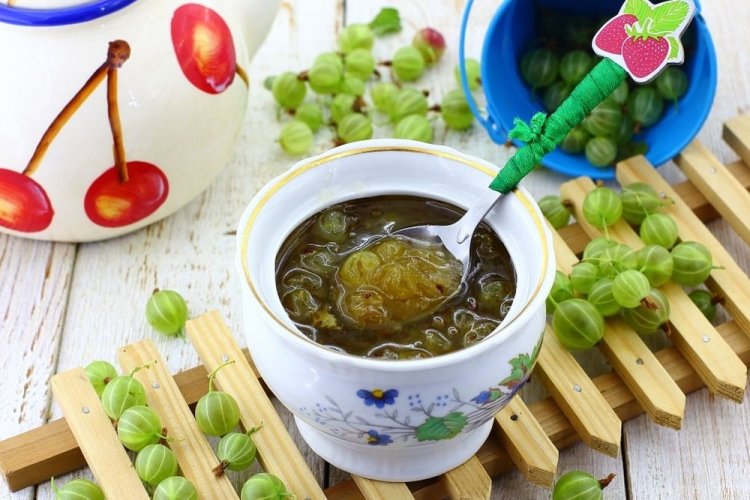 Джем из крыжовника с желатином