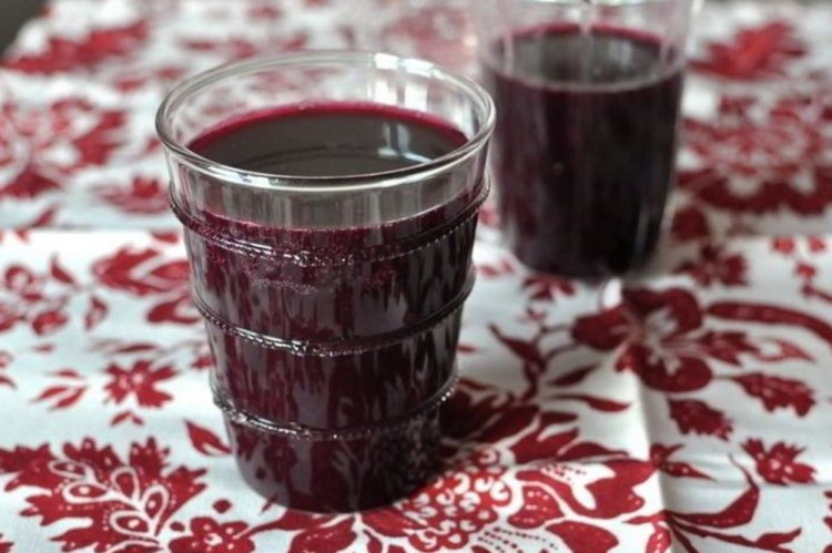 Компот из черемухи с лимоном